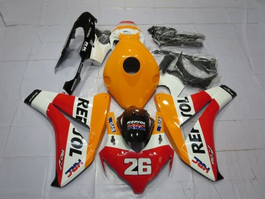 Orange Clair Repsol 2008-2011 Honda CBR1000RR Carénage Moto
