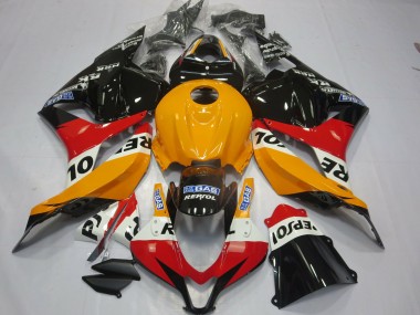Orange Clair Repsol 2009-2012 Honda CBR600RR Carénage Moto