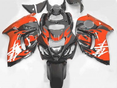 Orange & Gris 2008-2020 Suzuki GSXR 1300 Carénage Moto