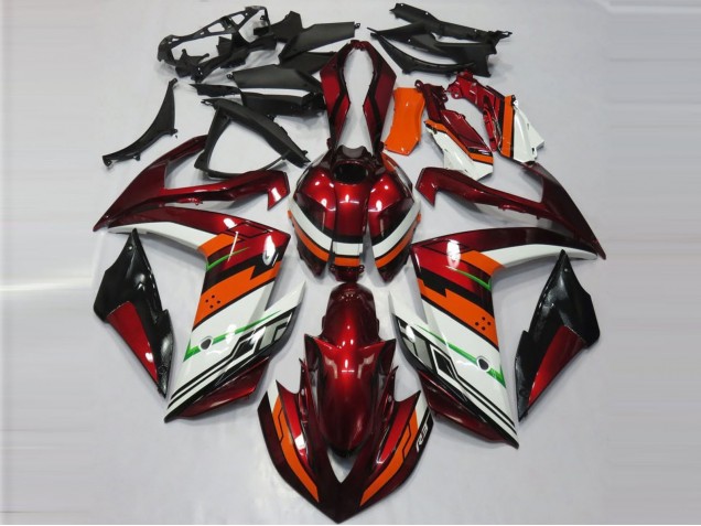 Orange & Marron 2015-2018 Yamaha R3 Carénage Moto Orange & Marron 2015-2018 Yamaha R3 Carénage Moto