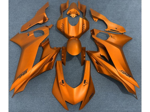 Orange Vif Mat 2017-2021 Yamaha R6 Carénage Moto Orange Vif Mat 2017-2021 Yamaha R6 Carénage Moto