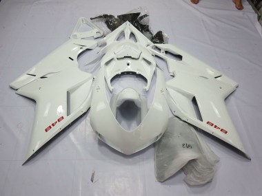 Perle Blanche 2007-2014 Ducati 848 1098 1198 Carénage Moto