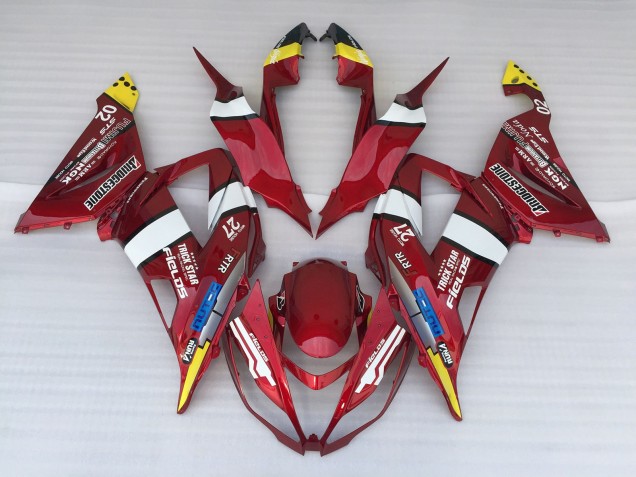 Pomme D'Amour 2013-2018 Kawasaki ZX6R Carénage Moto Pomme D'Amour 2013-2018 Kawasaki ZX6R Carénage Moto