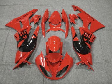 Punisseur Rouge 2009-2012 Kawasaki ZX6R Carénage Moto