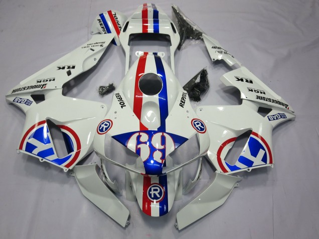 Repsol 69 2003-2004 Honda CBR600RR Carénage Moto Repsol 69 2003-2004 Honda CBR600RR Carénage Moto