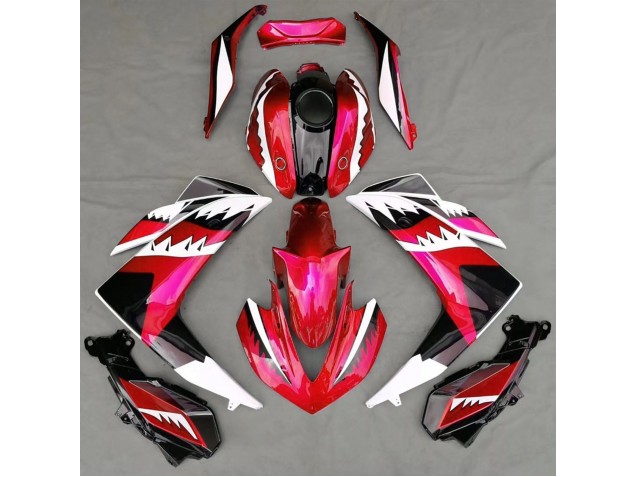 Requin Rouge 2015-2018 Yamaha R3 Carénage Moto