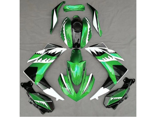 Requin Vert 2015-2018 Yamaha R3 Carénage Moto