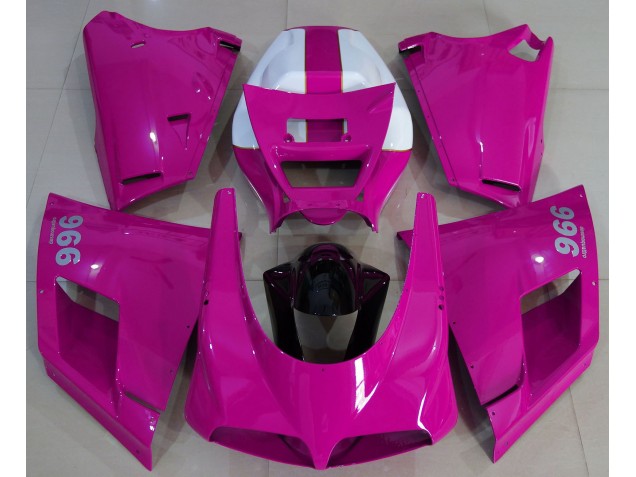 Rose Brillant 1993-2005 Ducati 996 748 916 998 Carénage Moto Rose Brillant 1993-2005 Ducati 996 748 916 998 Carénage Moto