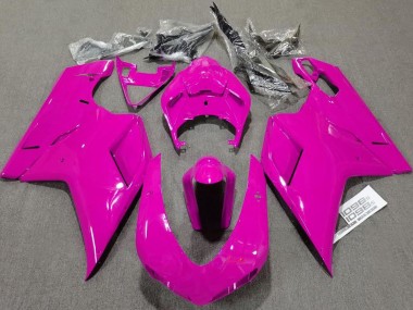 Rose Brillant Uni 2007-2014 Ducati 848 1098 1198 Carénage Moto