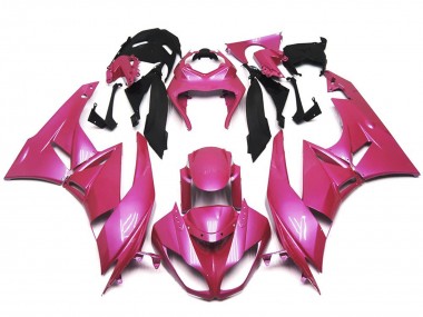Rose Brillant Vibrant 2009-2012 Kawasaki ZX6R Carénage Moto
