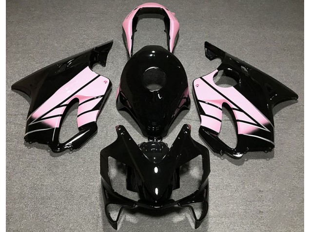 Rose & Noir Personnalisés 2004-2007 Honda CBR600 F4i Carénage Moto Rose & Noir Personnalisés 2004-2007 Honda CBR600 F4i Carénage Moto