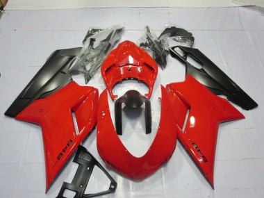 Rouge 2007-2014 Ducati 848 1098 1198 Carénage Moto