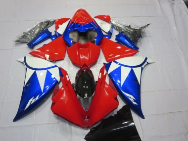Rouge Blanc Bleu 2012-2014 Yamaha R1 Carénage Moto