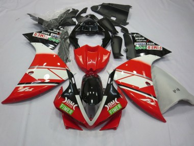 Rouge Blanc Yamalube 2012-2014 Yamaha R1 Carénage Moto