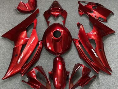 Rouge Bonbon 2008-2016 Yamaha R6 Carénage Moto