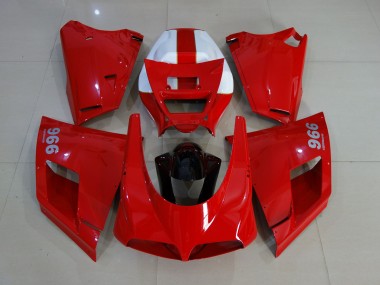 Rouge Brillant 1993-2005 Ducati 996 748 916 998 Carénage Moto
