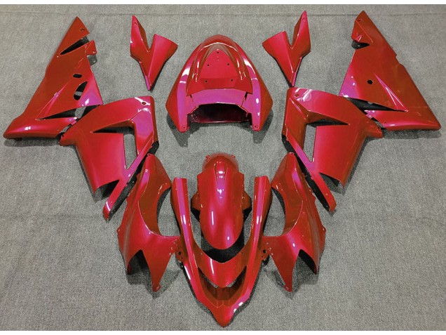Rouge Brillant 2004-2005 Kawasaki ZX10R Carénage Moto Rouge Brillant 2004-2005 Kawasaki ZX10R Carénage Moto