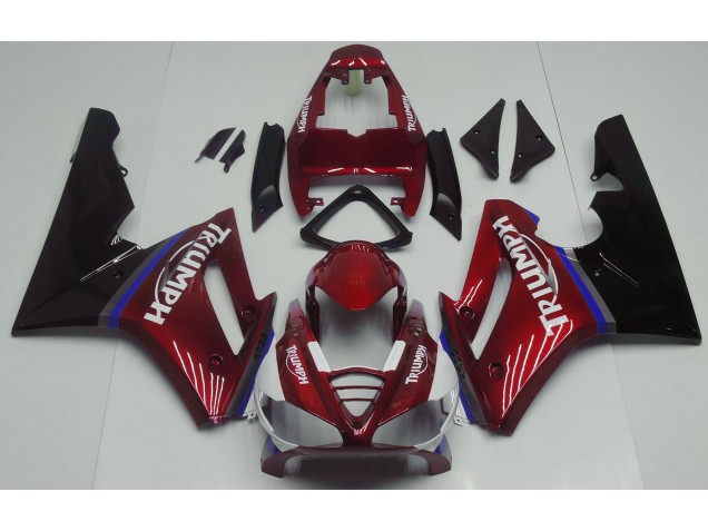 Rouge Brillant 2009-2012 Triumph Daytona 675 Carénage Moto Rouge Brillant 2009-2012 Triumph Daytona 675 Carénage Moto