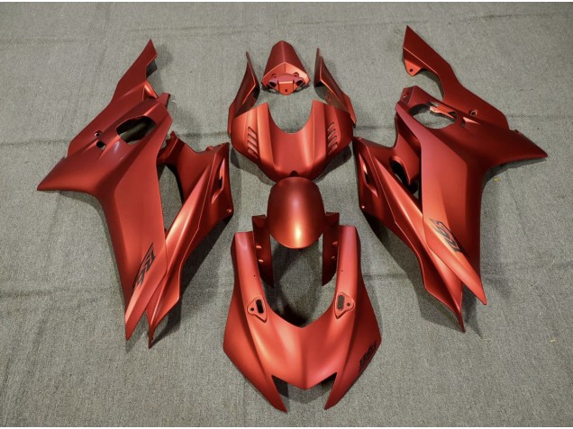 Rouge Mat 2017-2021 Yamaha R6 Carénage Moto Rouge Mat 2017-2021 Yamaha R6 Carénage Moto