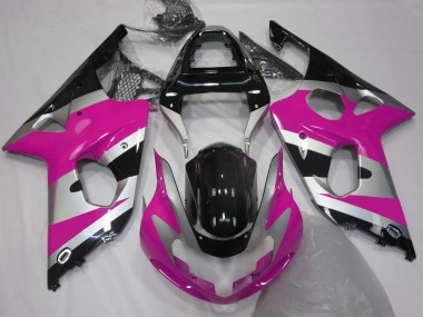 Style Argent Rose OEM 2000-2002 Suzuki GSXR 1000 Carénage Moto