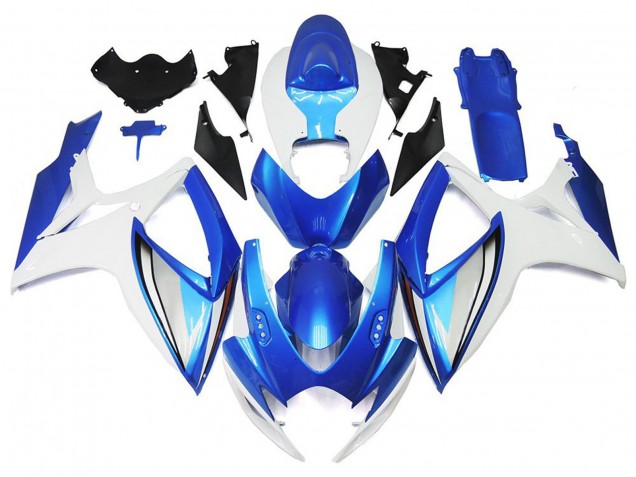 Style Bleu Clair & Bleu Profond OEM 2006-2007 Suzuki GSXR 600-750 Carénage Moto Style Bleu Clair & Bleu Profond OEM 2006-2007 Suzuki GSXR 600-750 Carénage Moto
