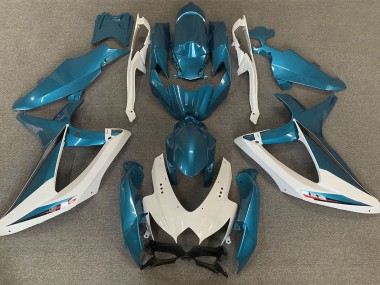 Style Bleu Clair OEM 2008-2010 Suzuki GSXR 600-750 Carénage Moto