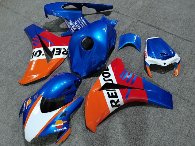 Style Bleu Perle Repsol 2008-2011 Honda CBR1000RR Carénage Moto Style Bleu Perle Repsol 2008-2011 Honda CBR1000RR Carénage Moto