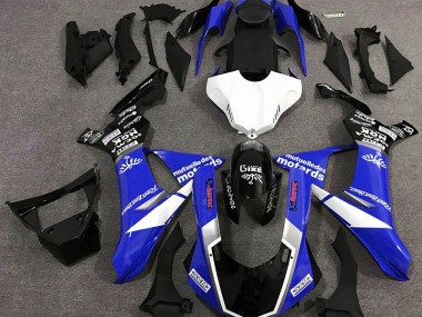Style De Logo Bleu Brillant 2015-2019 Yamaha R1 Carénage Moto