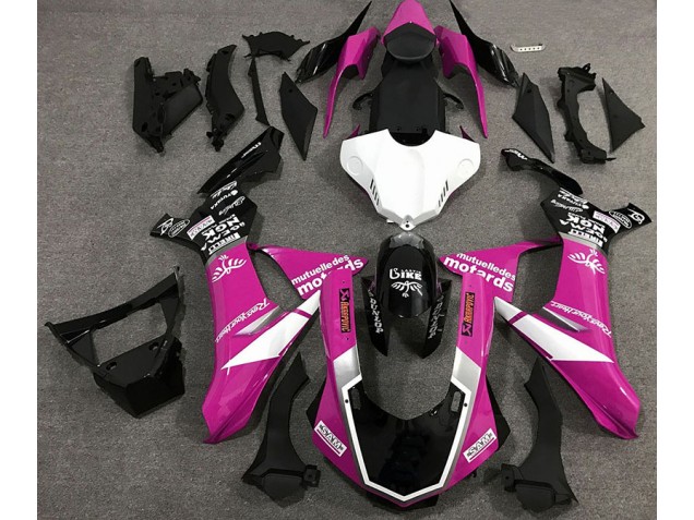 Style De Logo Rose Brillant 2015-2019 Yamaha R1 Carénage Moto Style De Logo Rose Brillant 2015-2019 Yamaha R1 Carénage Moto