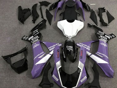 Style De Logo Violet Brillant 2015-2019 Yamaha R1 Carénage Moto