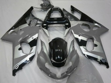 Style Gris Argent OEM 2000-2002 Suzuki GSXR 1000 Carénage Moto