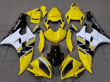 Style Jaune OEM 2006-2007 Yamaha R6 Carénage Moto