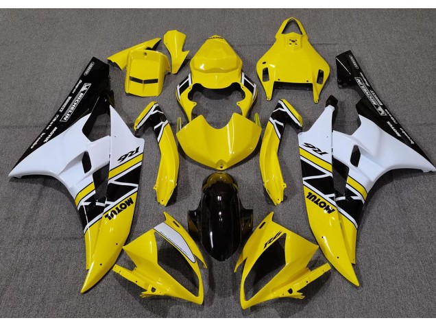 Style Jaune OEM 2006-2007 Yamaha R6 Carénage Moto Style Jaune OEM 2006-2007 Yamaha R6 Carénage Moto