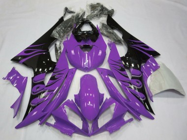 Style Violet Flamme 2008-2016 Yamaha R6 Carénage Moto