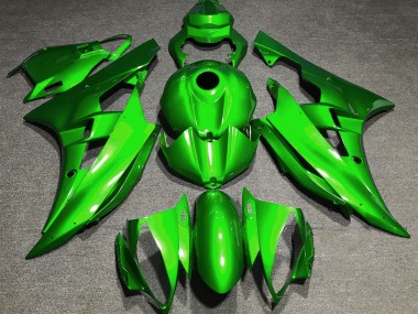Vert Brillant 2006-2007 Yamaha R6 Carénage Moto