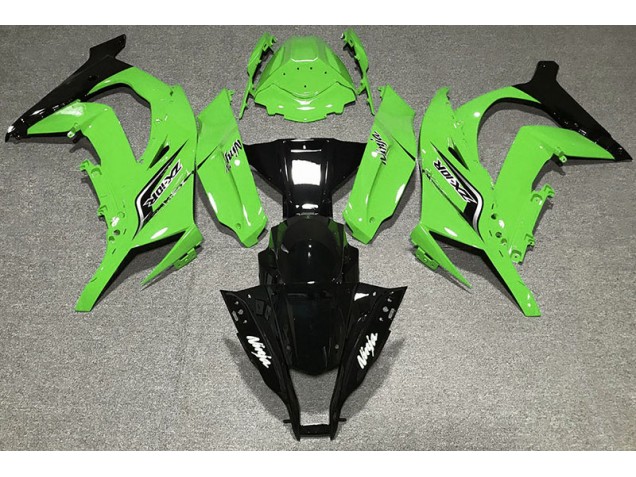 Vert Brillant & Logos 2011-2015 Kawasaki ZX10R Carénage Moto Vert Brillant & Logos 2011-2015 Kawasaki ZX10R Carénage Moto