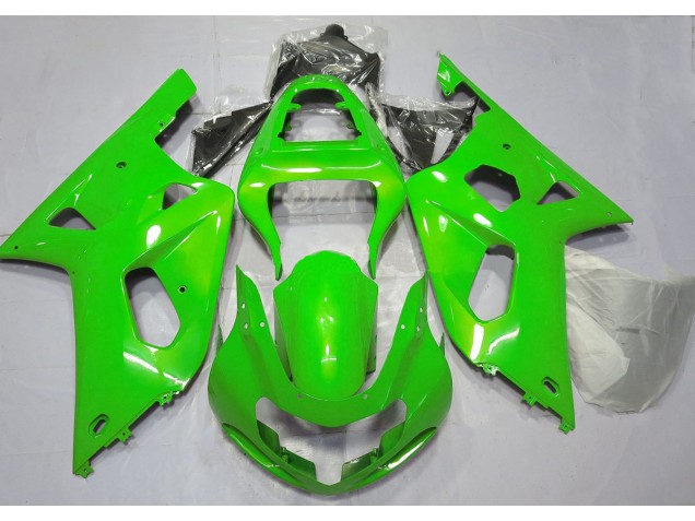 Vert Clair 2001-2003 Suzuki GSXR 600-750 Carénage Moto Vert Clair 2001-2003 Suzuki GSXR 600-750 Carénage Moto