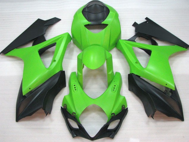 Vert Mat 2007-2008 Suzuki GSXR 1000 Carénage Moto Vert Mat 2007-2008 Suzuki GSXR 1000 Carénage Moto