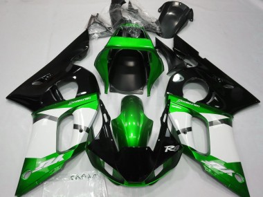 Vert Métallisé 1998-2002 Yamaha R6 Carénage Moto