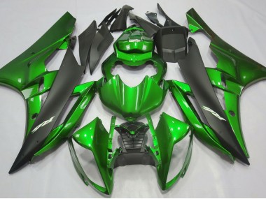 Vert Métallisé & Noir 2006-2007 Yamaha R6 Carénage Moto