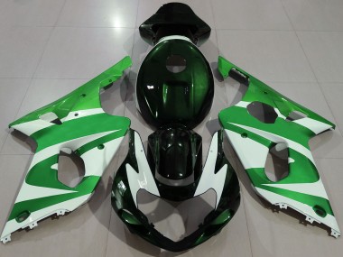 Vert Profond 2000-2002 Suzuki GSXR 1000 Carénage Moto