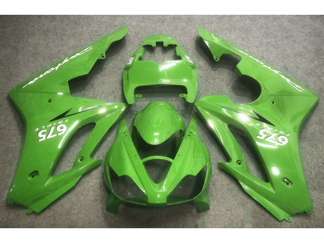 Vert Vif 2006-2008 Triumph Daytona 675 Carénage Moto Vert Vif 2006-2008 Triumph Daytona 675 Carénage Moto