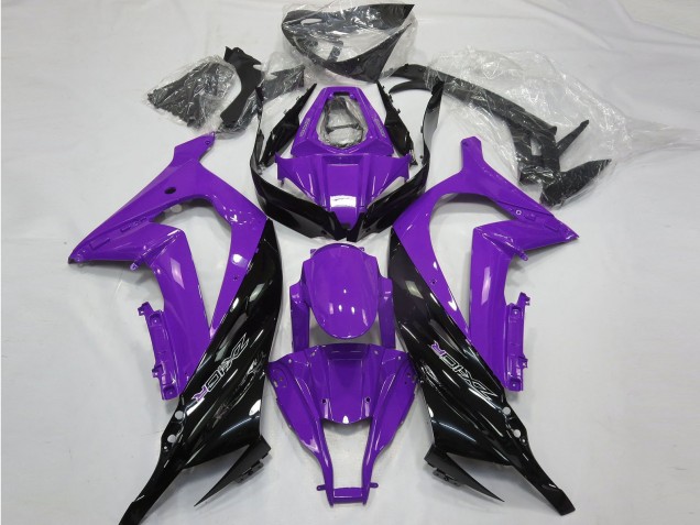 Violet Brillant & Noir 2011-2015 Kawasaki ZX10R Carénage Moto Violet Brillant & Noir 2011-2015 Kawasaki ZX10R Carénage Moto
