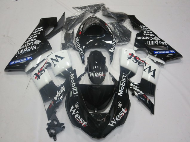 West 2005-2006 Kawasaki ZX6R Carénage Moto West 2005-2006 Kawasaki ZX6R Carénage Moto