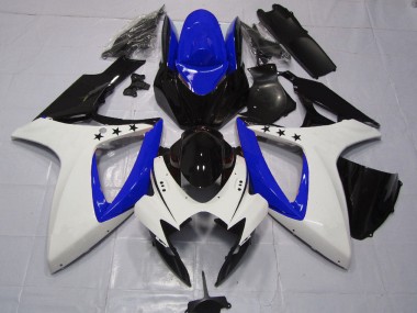 Étoile Bleu Foncé 2006-2007 Suzuki GSXR 600-750 Carénage Moto