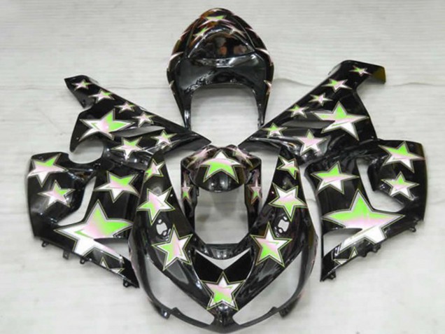 Étoile Verte 2005-2006 Kawasaki ZX6R Carénage Moto Étoile Verte 2005-2006 Kawasaki ZX6R Carénage Moto